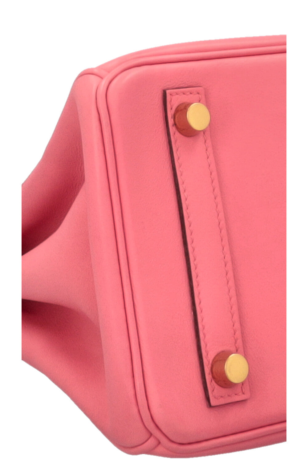 HERMÈS Birkin 25 Retourne Swift Rose Lipstick