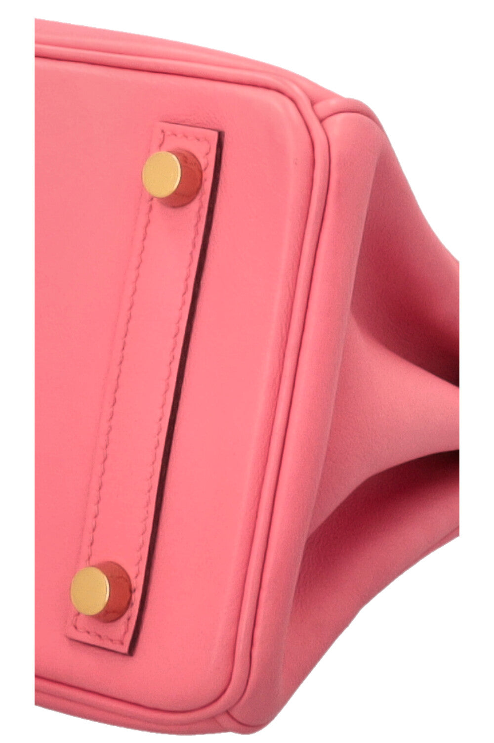 HERMÈS Birkin 25 Retourne Swift Rose Lipstick