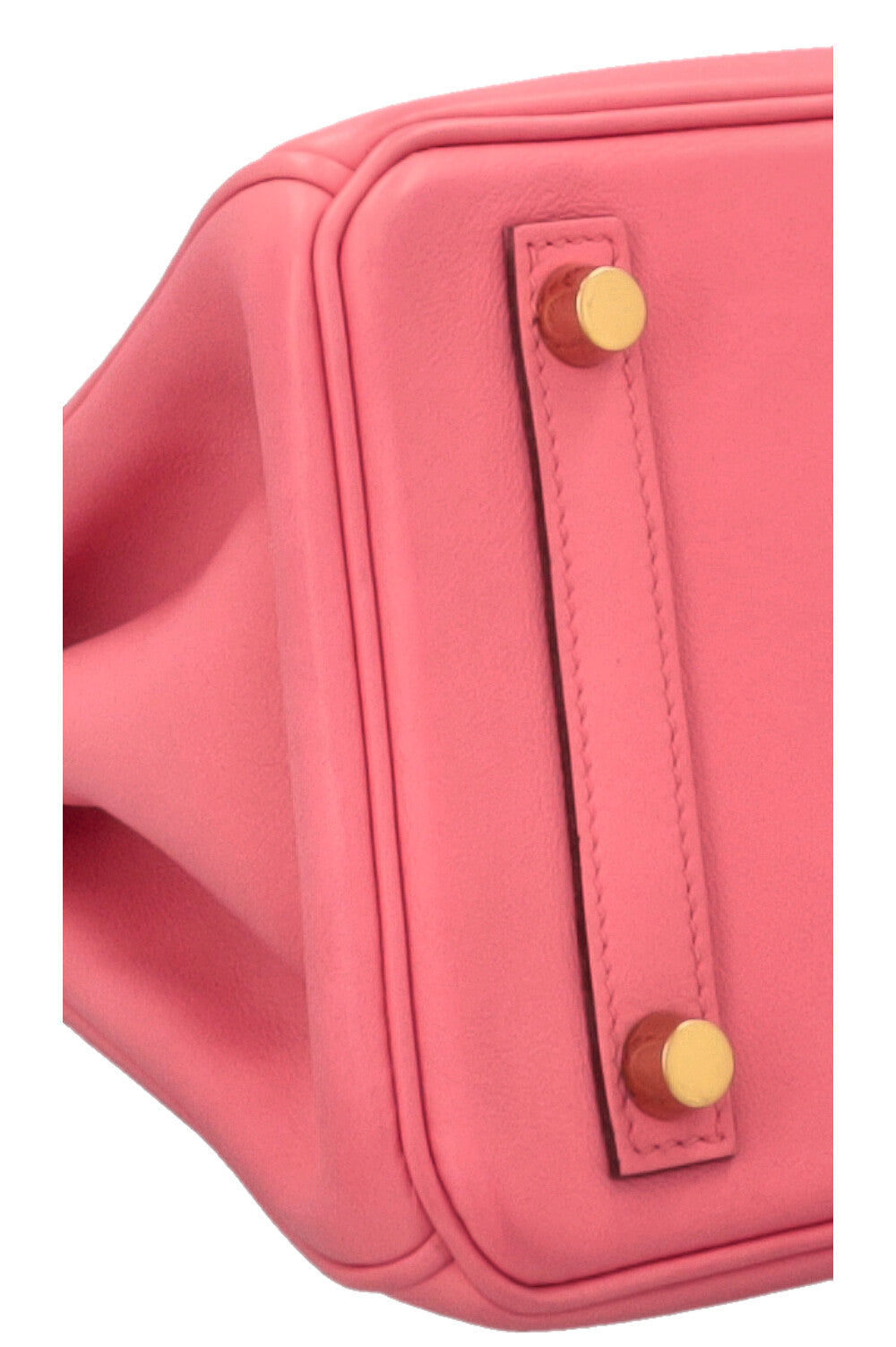 HERMÈS Birkin 25 Retourne Swift Rose Lipstick