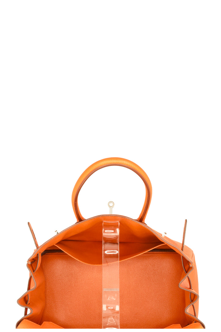 HERMÈS Birkin 35 Retourne Togo Orange