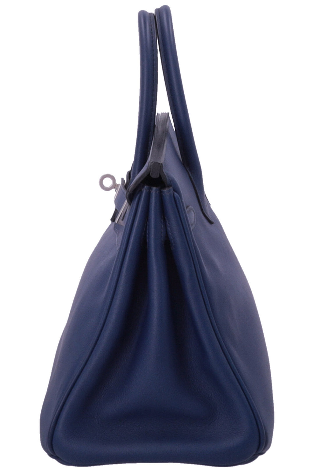 HERMÈS Birkin 25 Retourne Swift Bleu Saphir