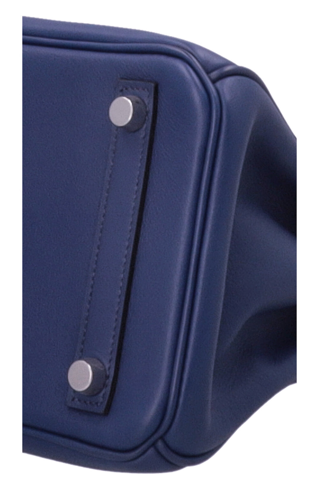 HERMÈS Birkin 25 Retourne Swift Bleu Saphir