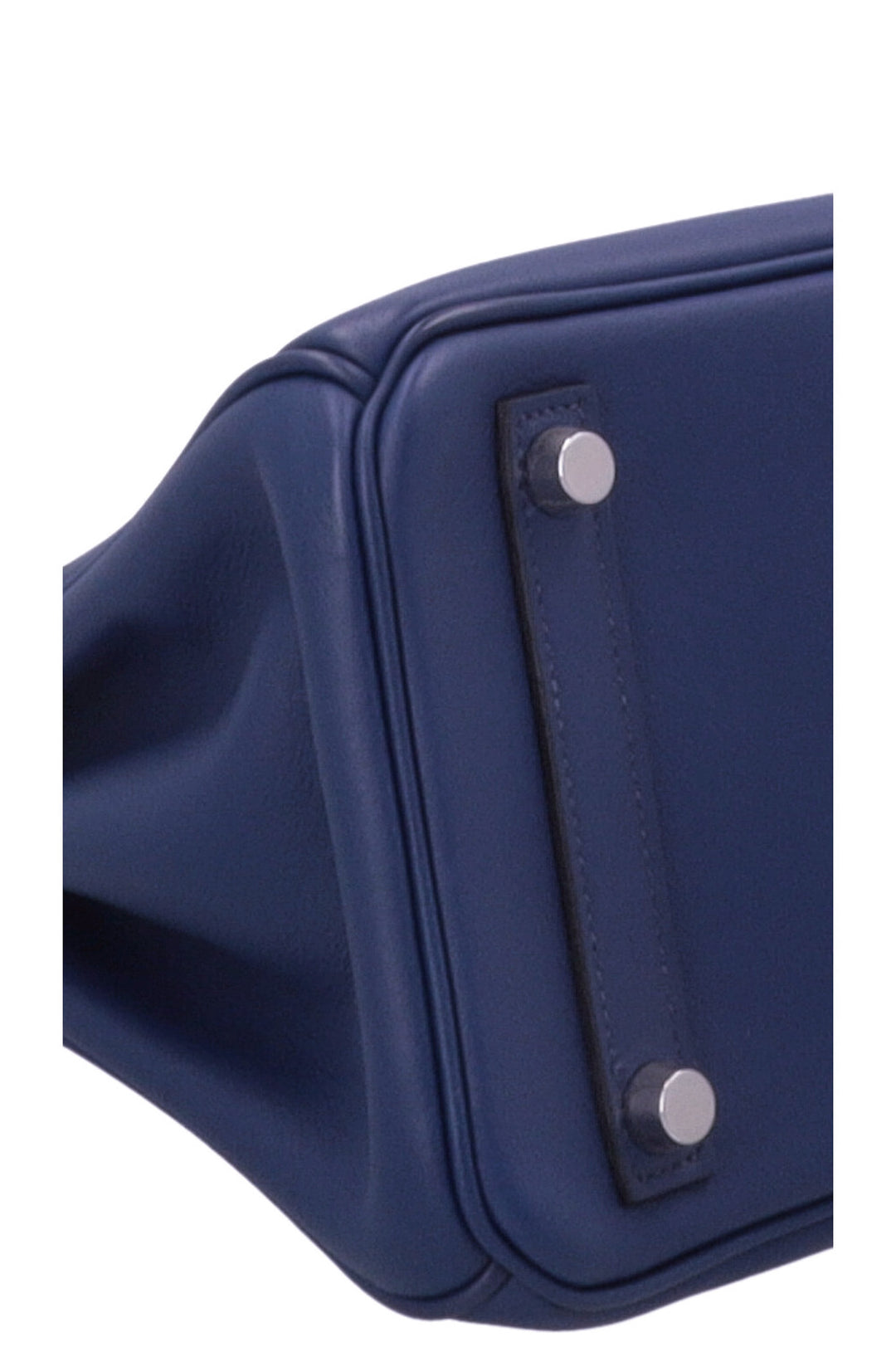 HERMÈS Birkin 25 Retourne Swift Bleu Saphir