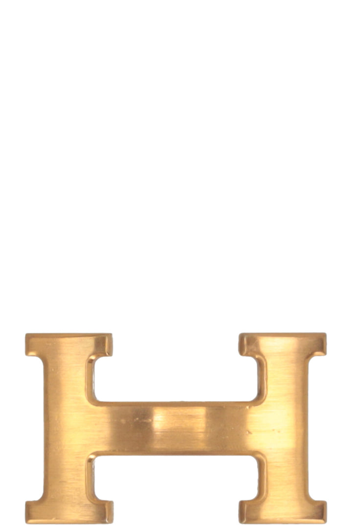 Ceinture HERMÈS H 32 Gold Noir