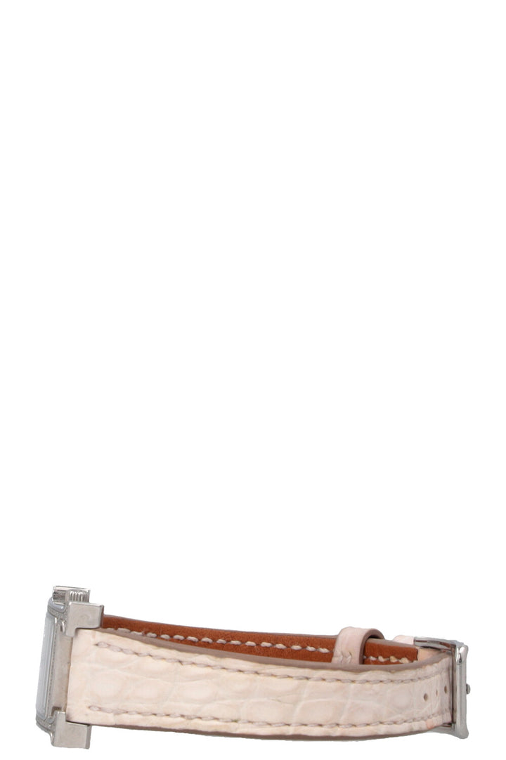 HERMÈS Mini Heure H Diamants Alligator