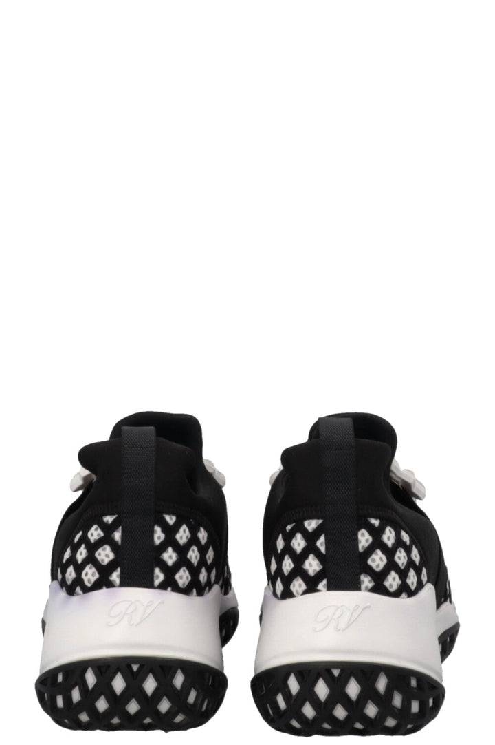 ROGER VIVIER Viv' Run Strass Buckle Sneakers Black
