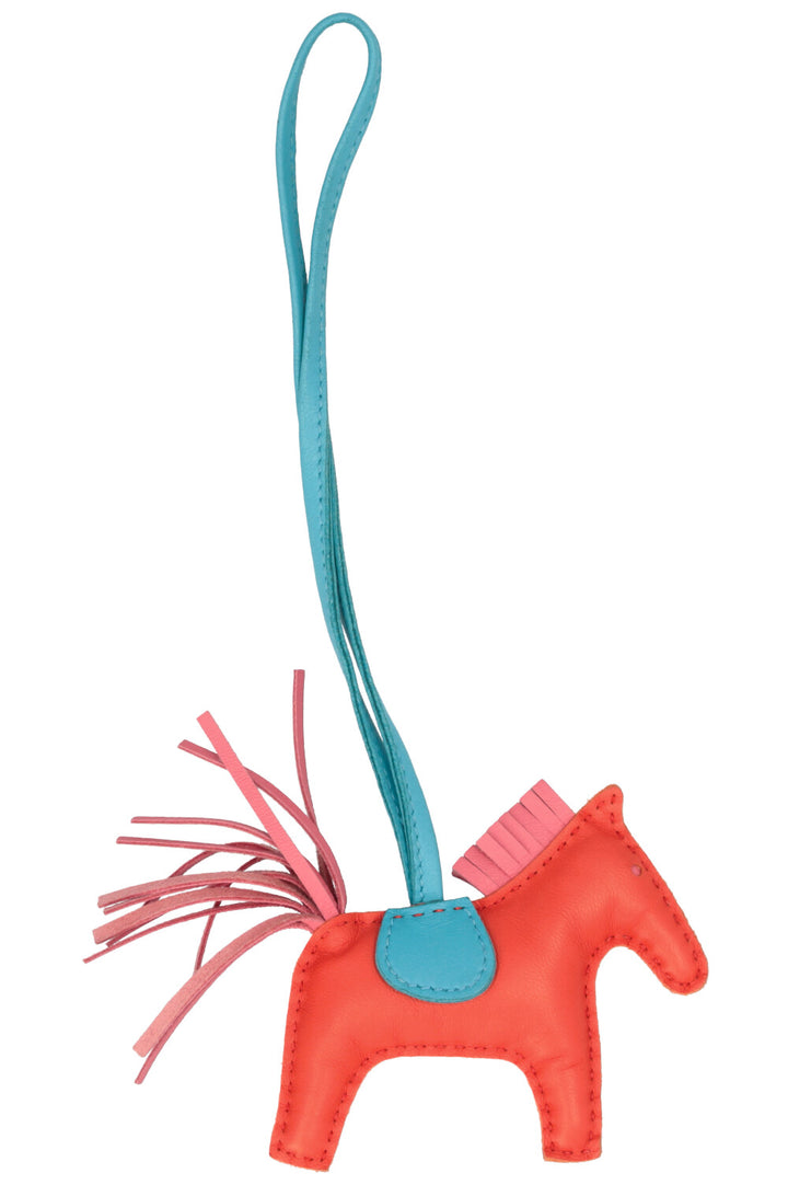 HERMÈS Rodeo PM Orange Rose Azalée Bleu Aztèque