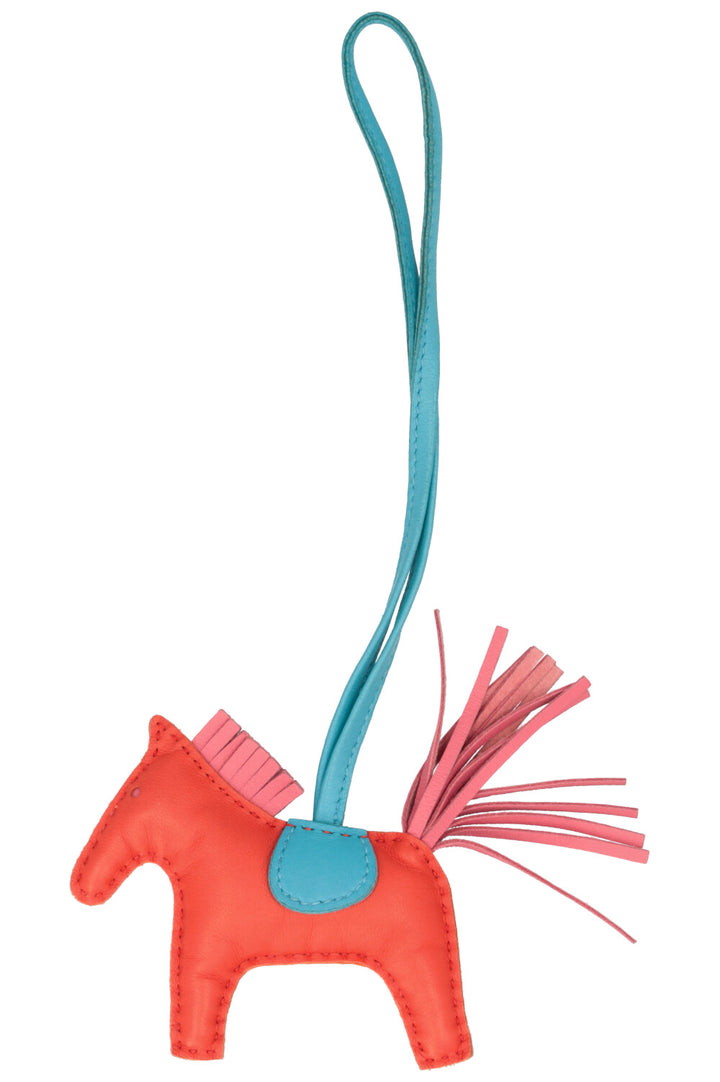 HERMÈS Rodeo PM Orange Rose Azalée Bleu Aztèque