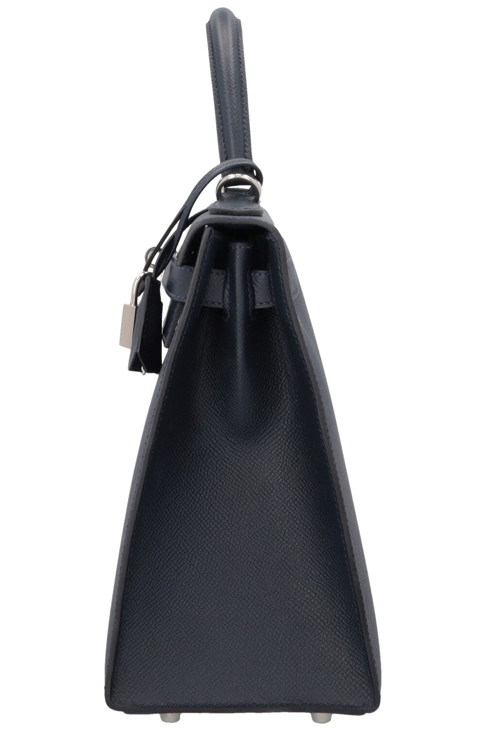 HERMÈS Kelly 28 Sellier Fer à Cheval Epsom Bleu Indigo Bleu Électrique