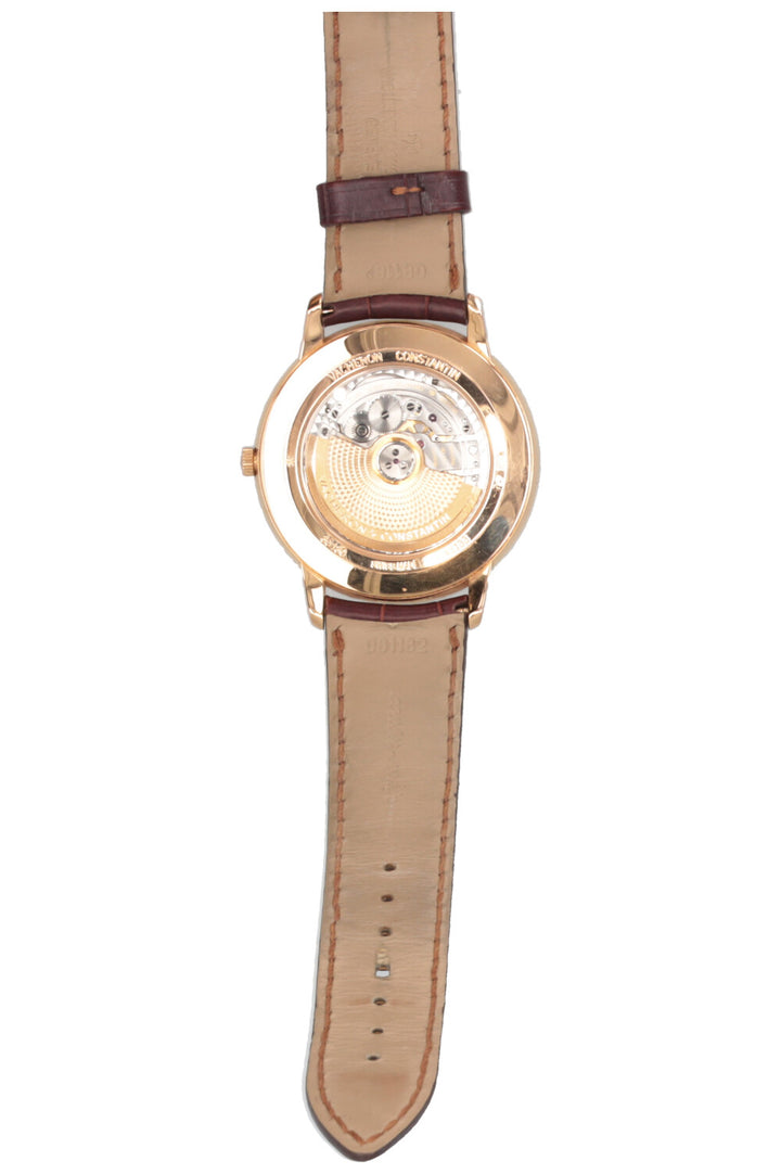 VACHERON CONSTANTIN Patrimony 40mm Self-Winding Watch 18k Rose Gold Saphire Glass