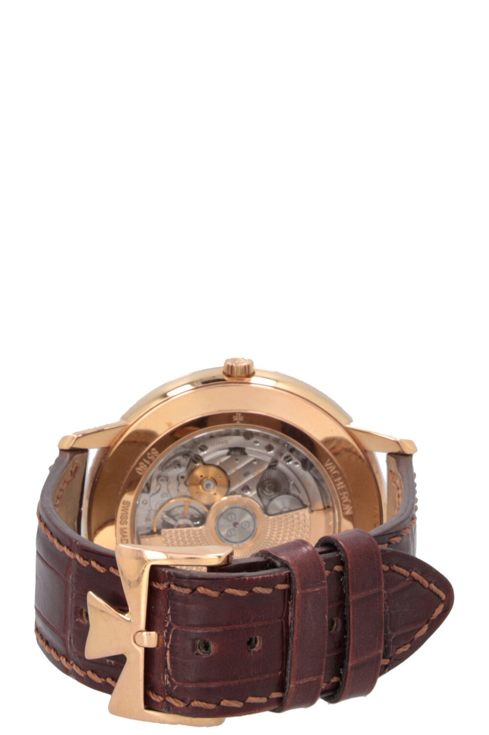 VACHERON CONSTANTIN Patrimony 40mm Self-Winding Watch 18k Rose Gold Saphire Glass