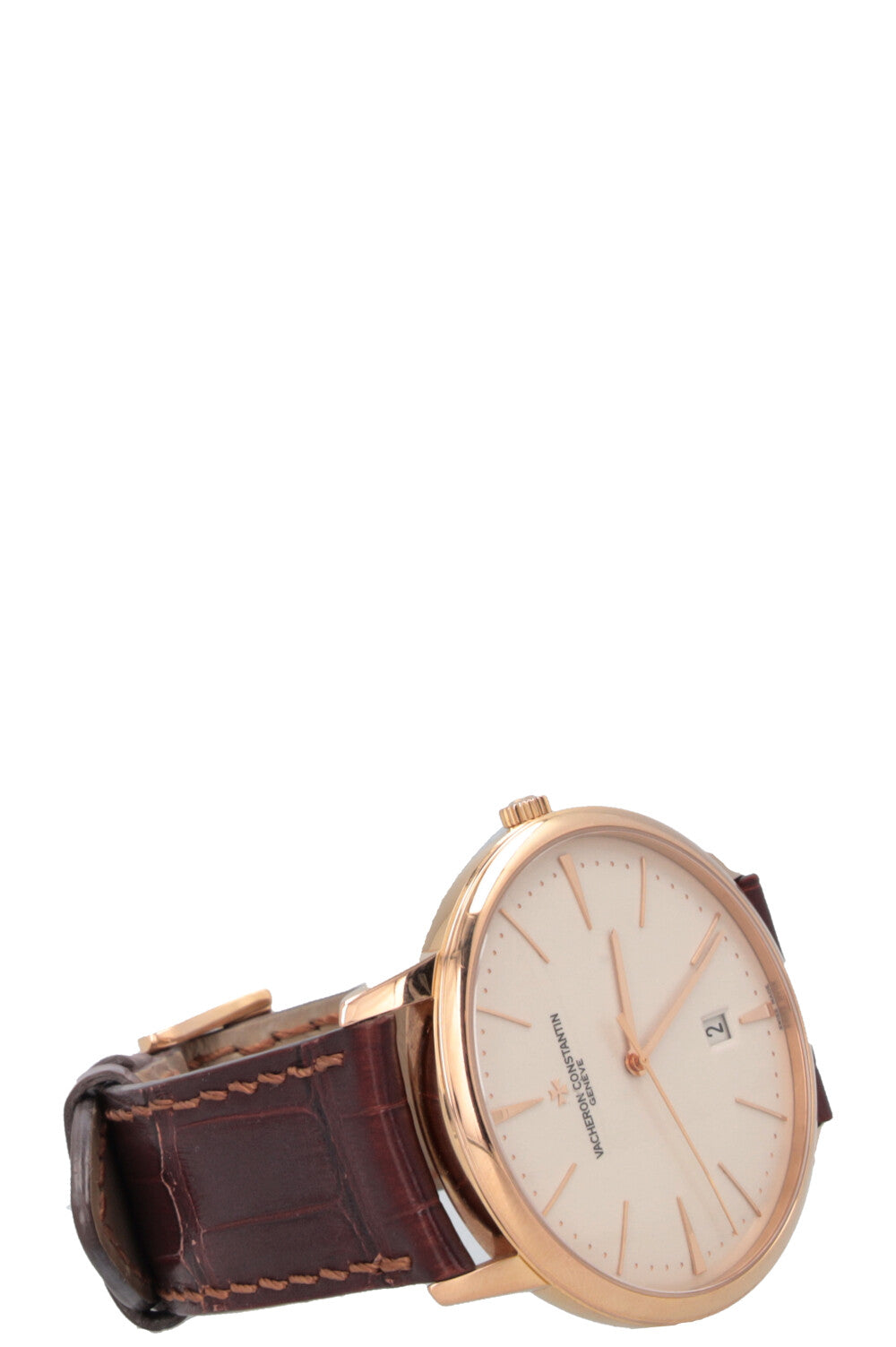 VACHERON CONSTANTIN Patrimony 40mm Self-Winding Watch 18k Rose Gold Saphire Glass