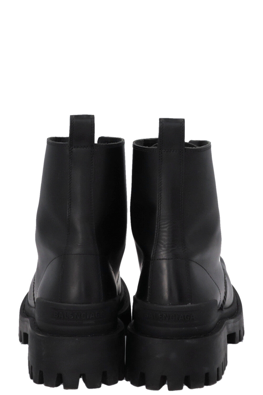 Bottes BALENCIAGA Strike en cuir noir