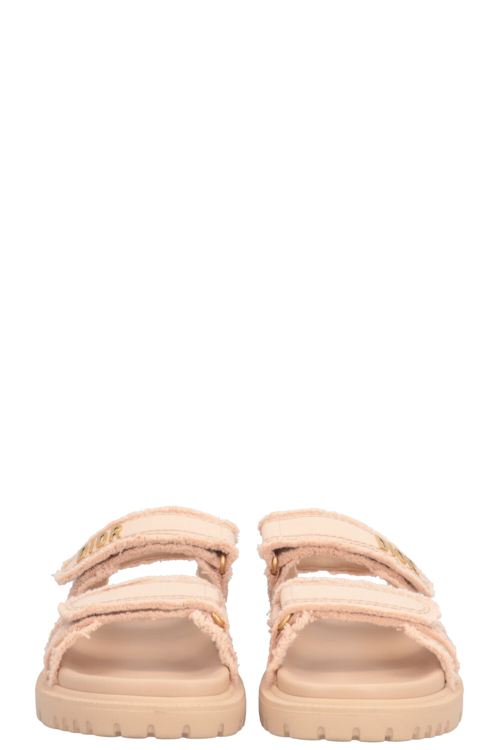 CHRISTIAN DIOR Dioract Ballerines Toile Rose