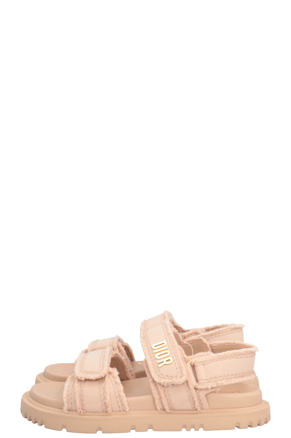 CHRISTIAN DIOR Dioract Ballerines Toile Rose