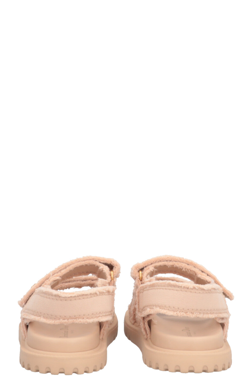 CHRISTIAN DIOR Dioract Ballerines Toile Rose