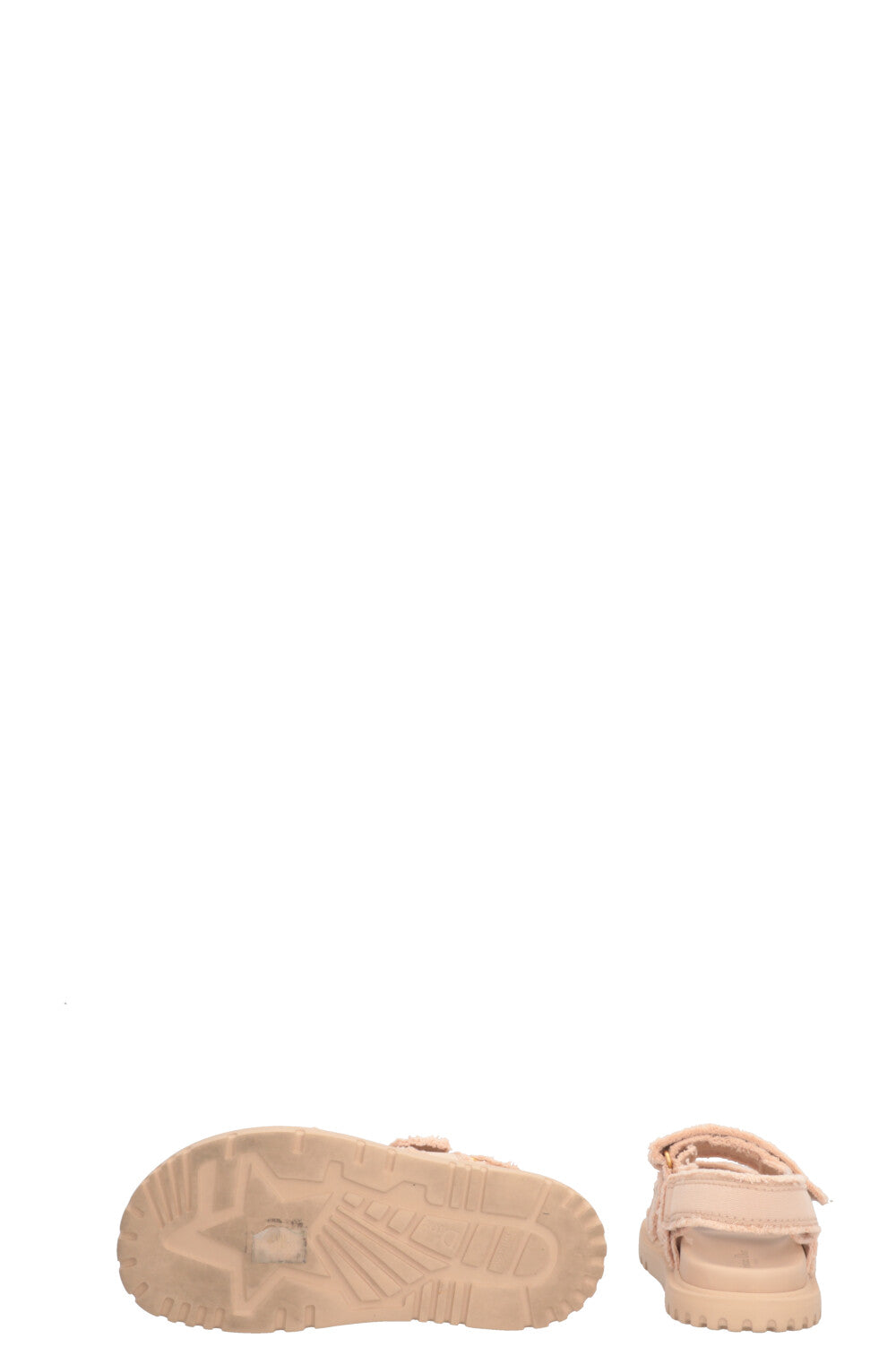 CHRISTIAN DIOR Dioract Ballerines Toile Rose