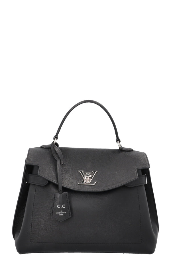LOUIS VUITTON Lockme Ever MM Handbag Black