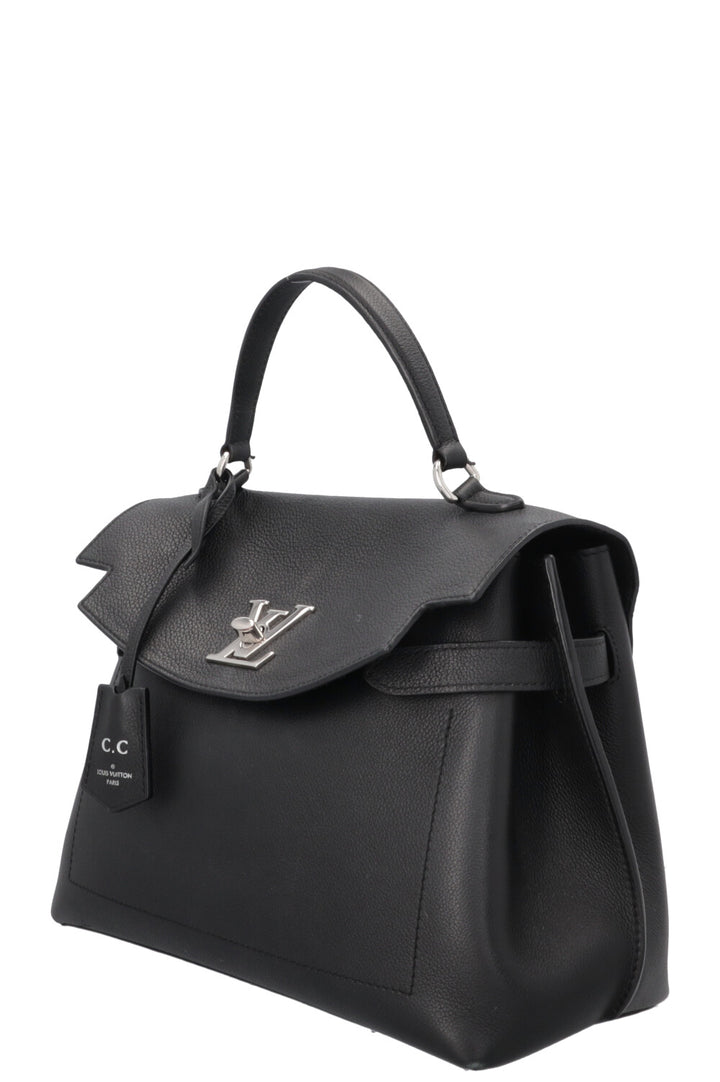 LOUIS VUITTON Lockme Ever MM Handbag Black