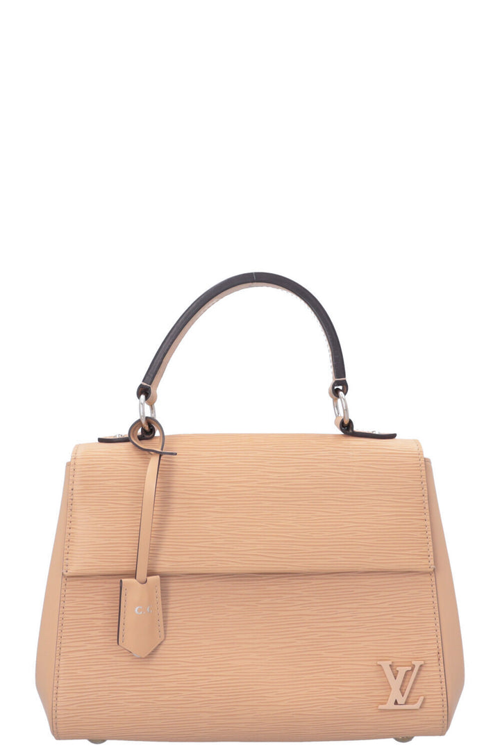 LOUIS VUITTON Cluny BB Top Handle Bag Epi Nude