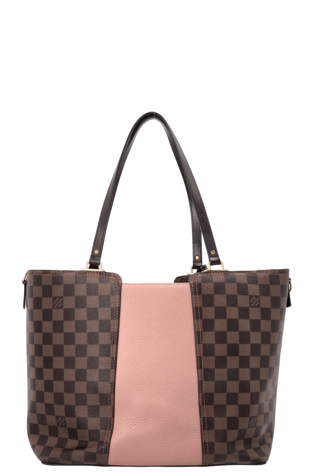 LOUIS VUITTON Jersey Tote Bag Damier Ebene