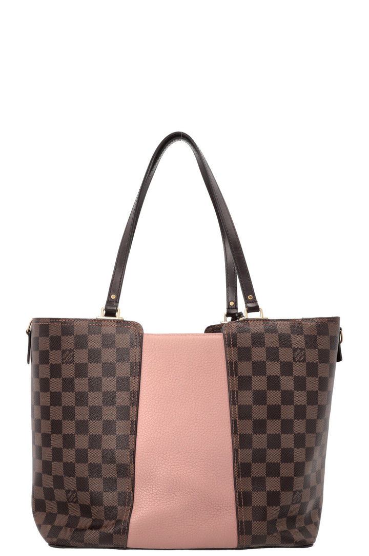 LOUIS VUITTON Jersey Tote Bag Damier Ebene