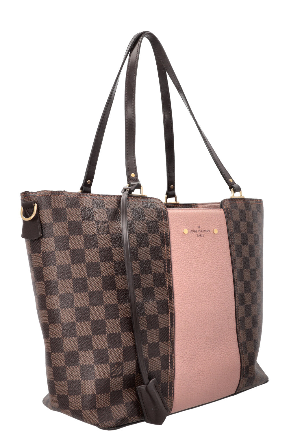 LOUIS VUITTON Jersey Tote Bag Damier Ebene