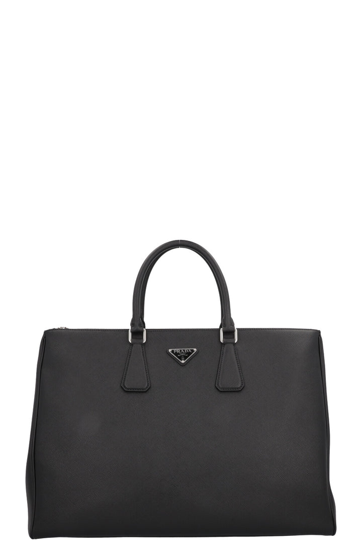 PRADA Large Galleria Tote Bag Saffiano Black