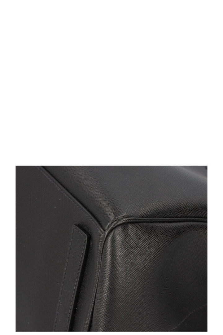 PRADA Large Galleria Tote Bag Saffiano Black
