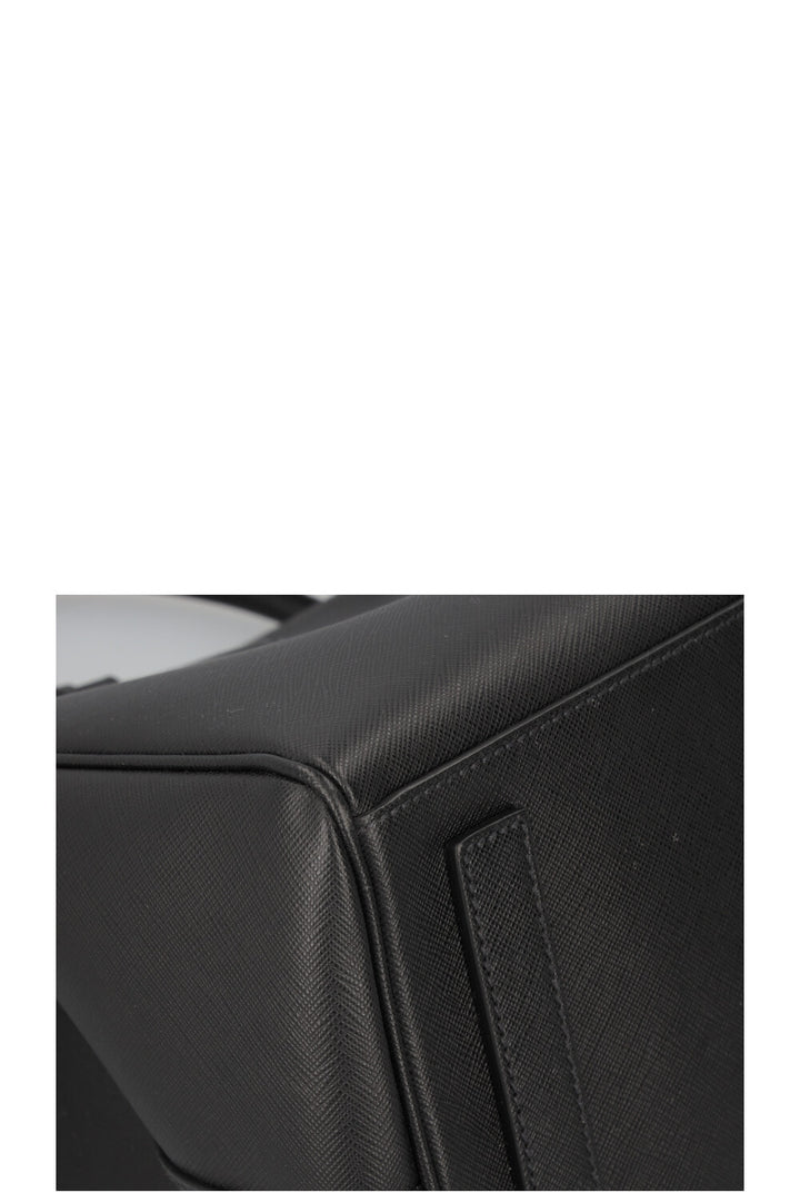 PRADA Large Galleria Tote Bag Saffiano Black