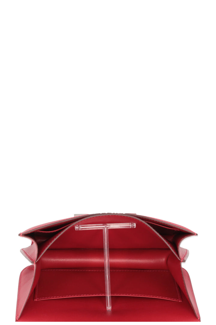 HERMÈS Constance III Mini Veau Tadelakt Rouge Vif