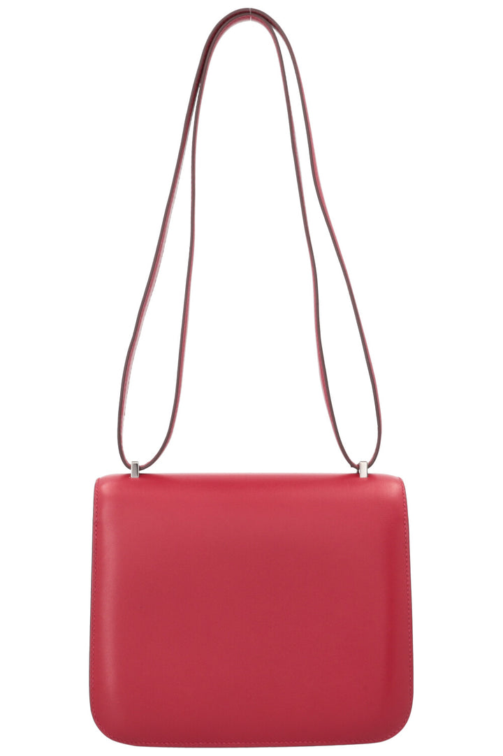HERMÈS Constance III Mini Veau Tadelakt Rouge Vif