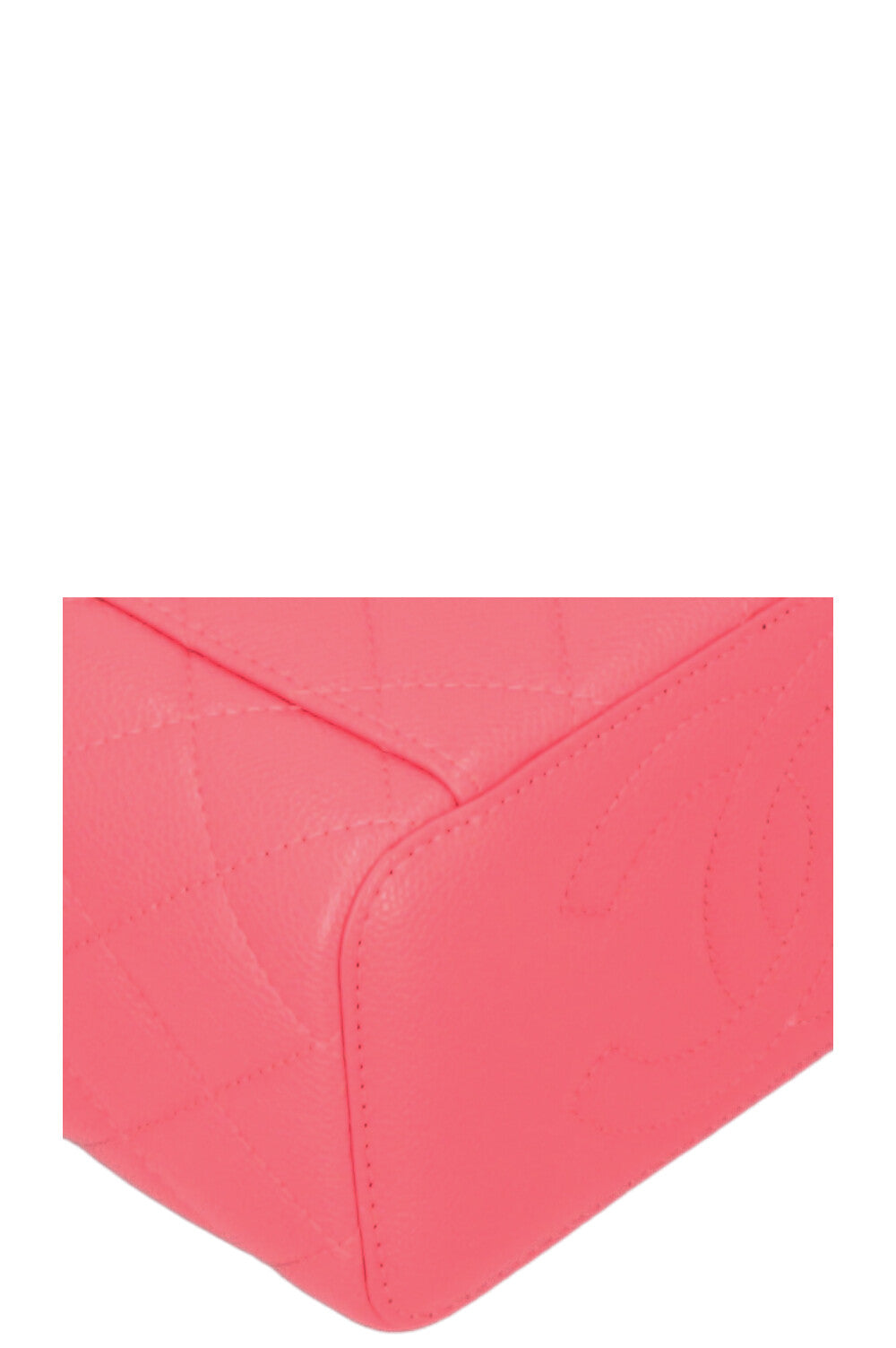 CHANEL 2023 Quilted Crossbody Vanity Case Pink Caviar