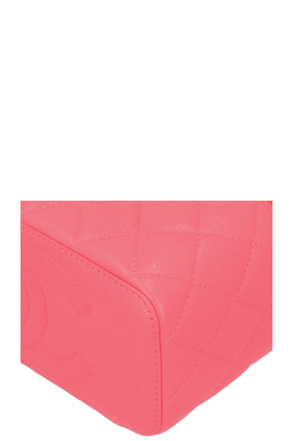 CHANEL 2023 Quilted Crossbody Vanity Case Pink Caviar