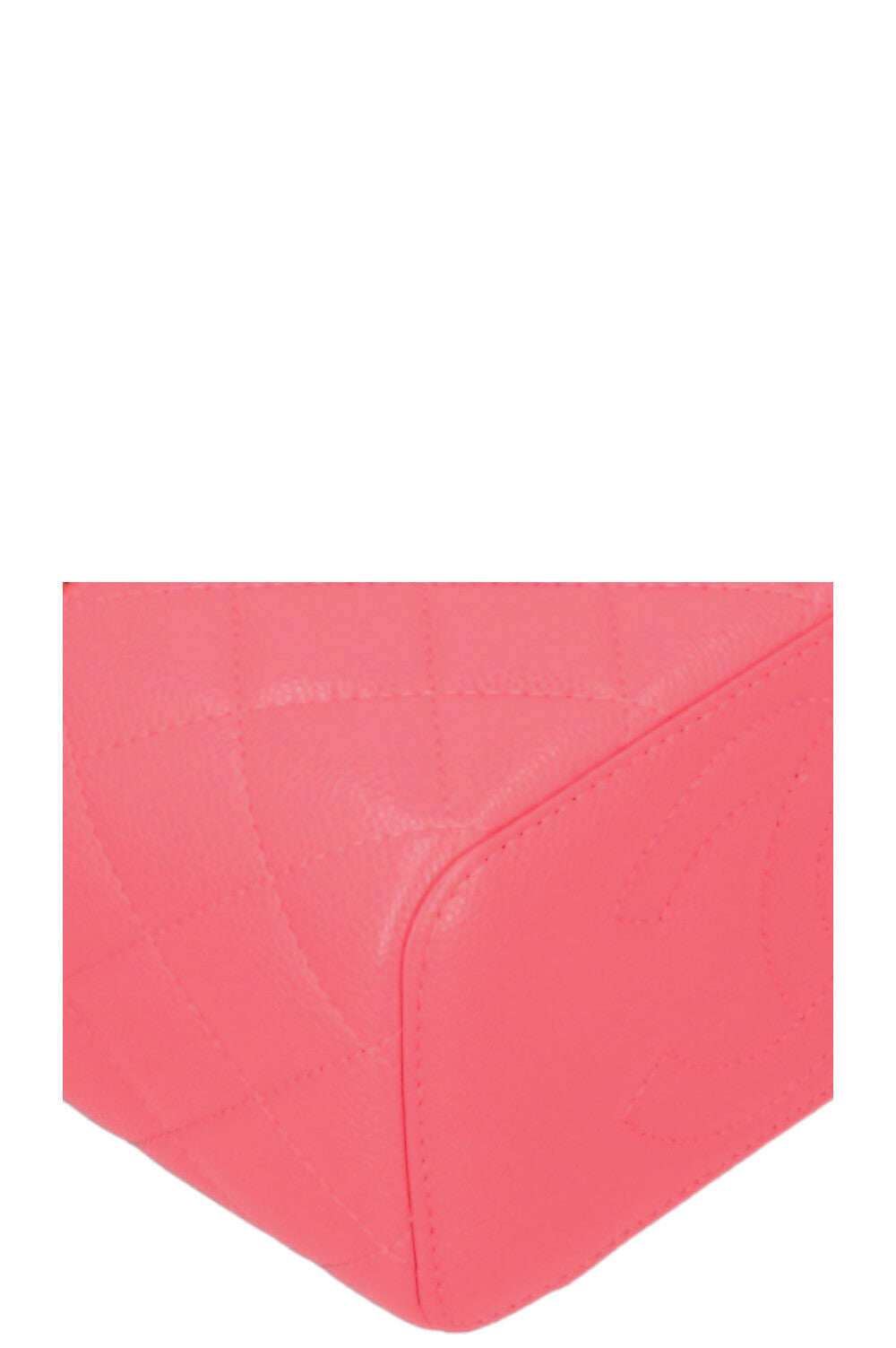 CHANEL 2023 Quilted Crossbody Vanity Case Pink Caviar