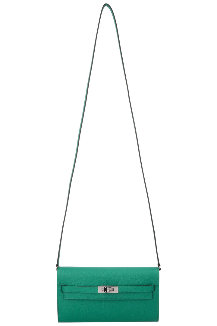 HERMÈS Kelly To Go Epsom Vert Jade