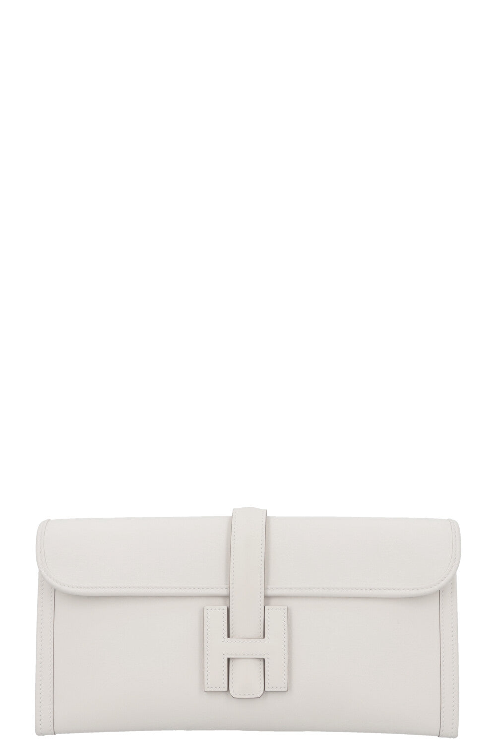 HERMÈS Jige Elan 29 Veau Swift Gris Pale