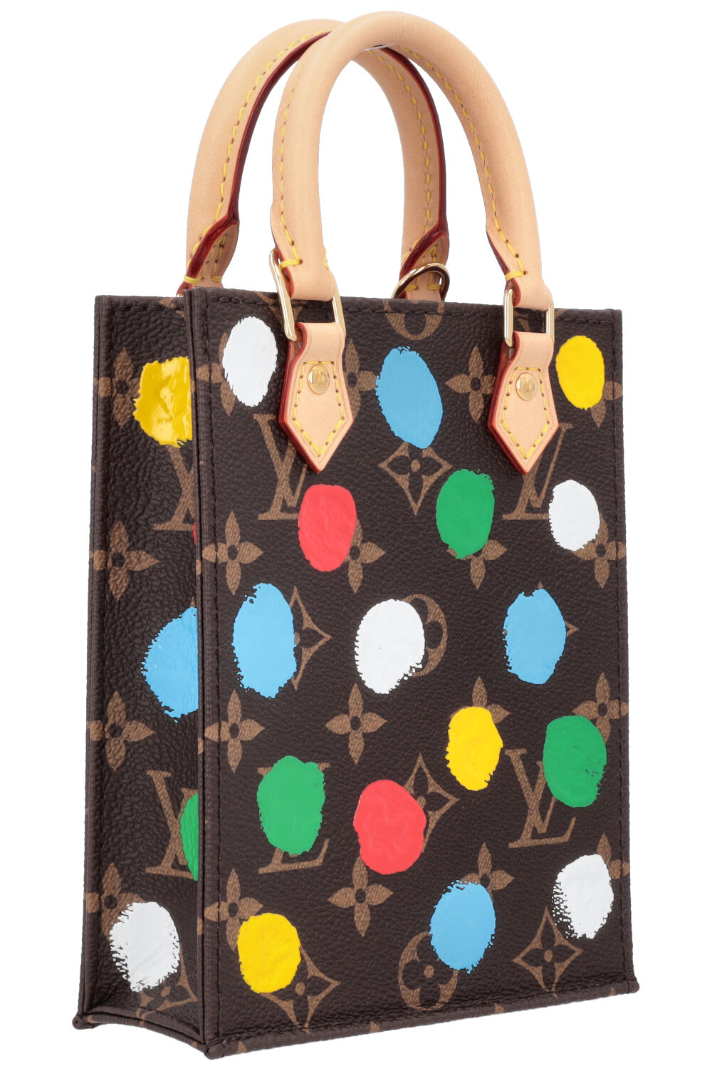 LOUIS VUITTON x YAYOI KUSAMA Petit Sac Plat MNG Dots