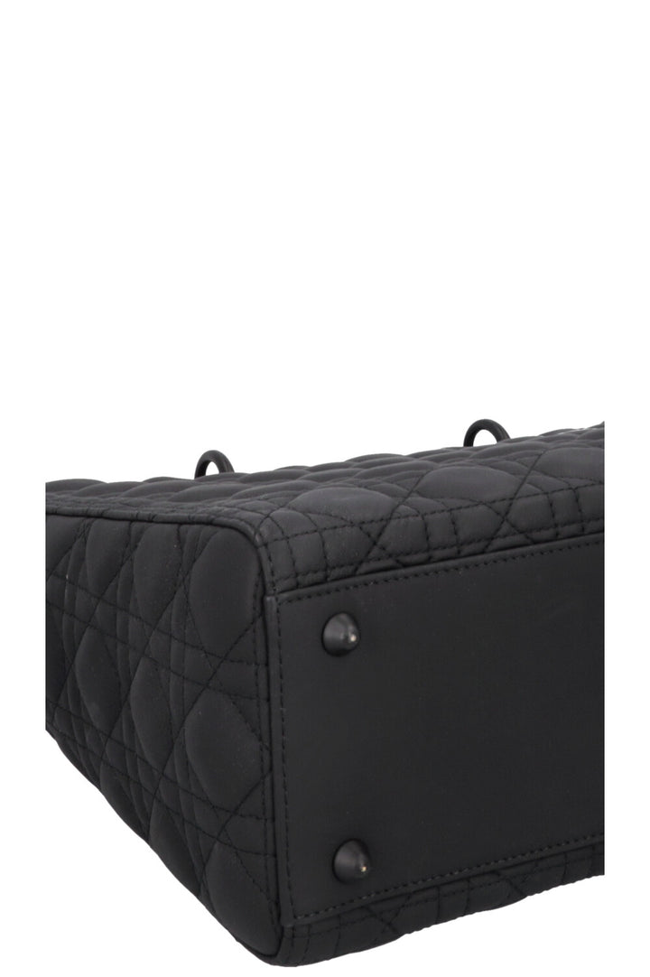 CHRISTIAN DIOR Large Lady Dior Bag Black