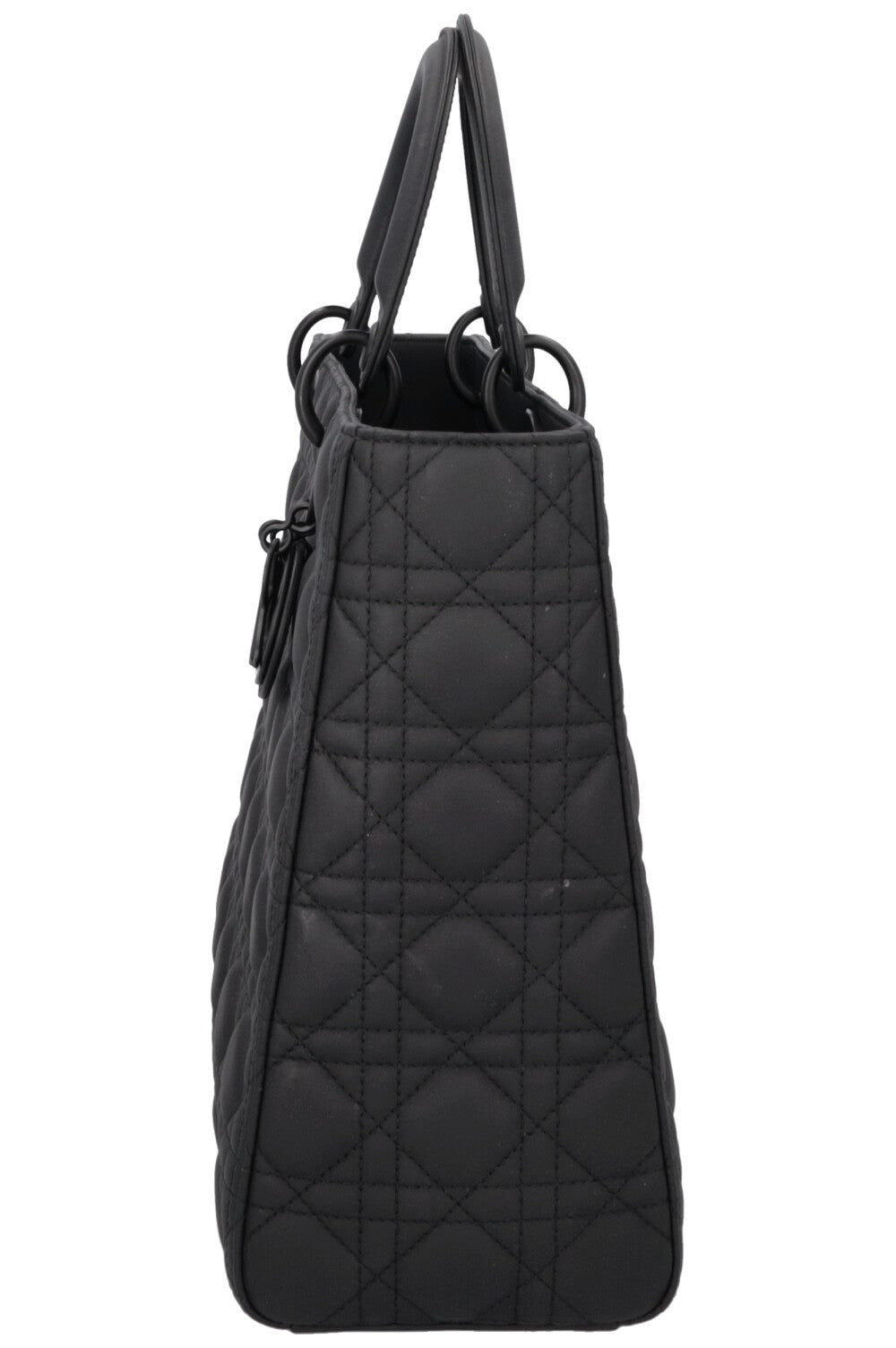CHRISTIAN DIOR Large Lady Dior Bag Black