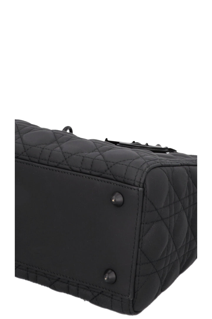 CHRISTIAN DIOR Large Lady Dior Bag Black