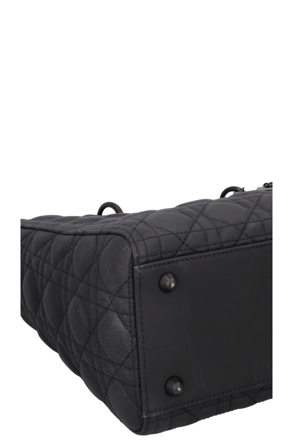 CHRISTIAN DIOR Large Lady Dior Bag Black
