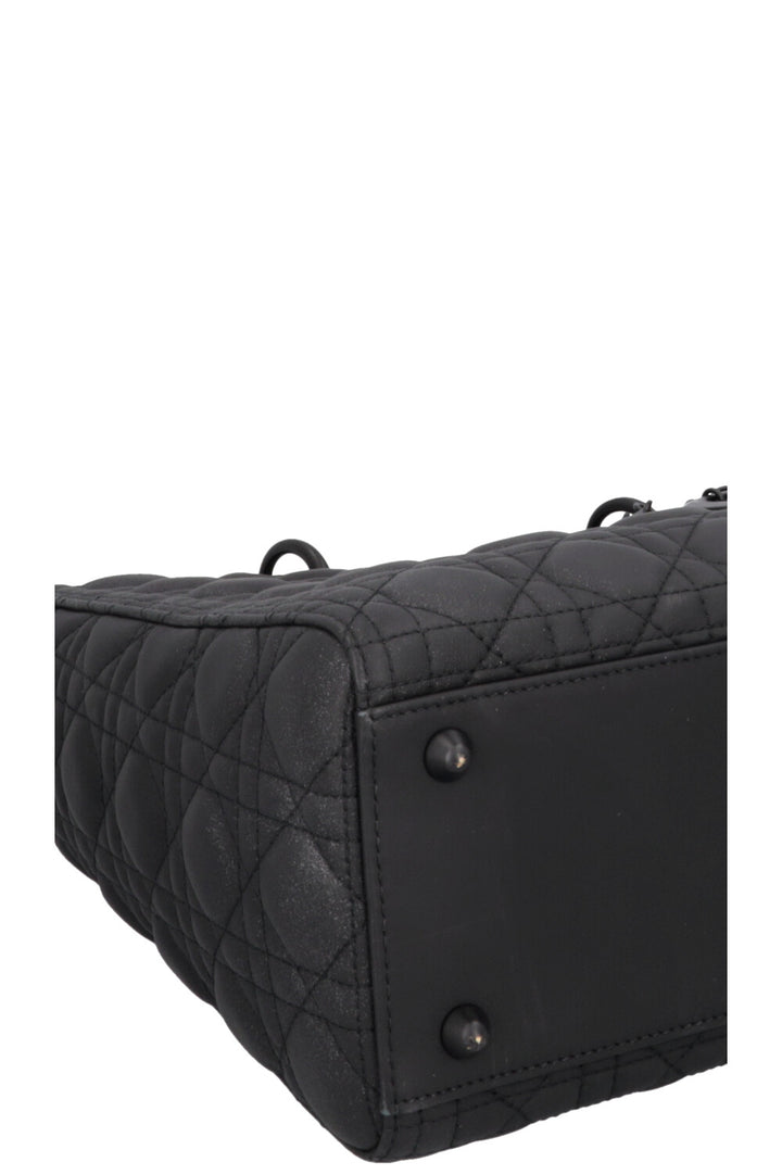 CHRISTIAN DIOR Large Lady Dior Bag Black