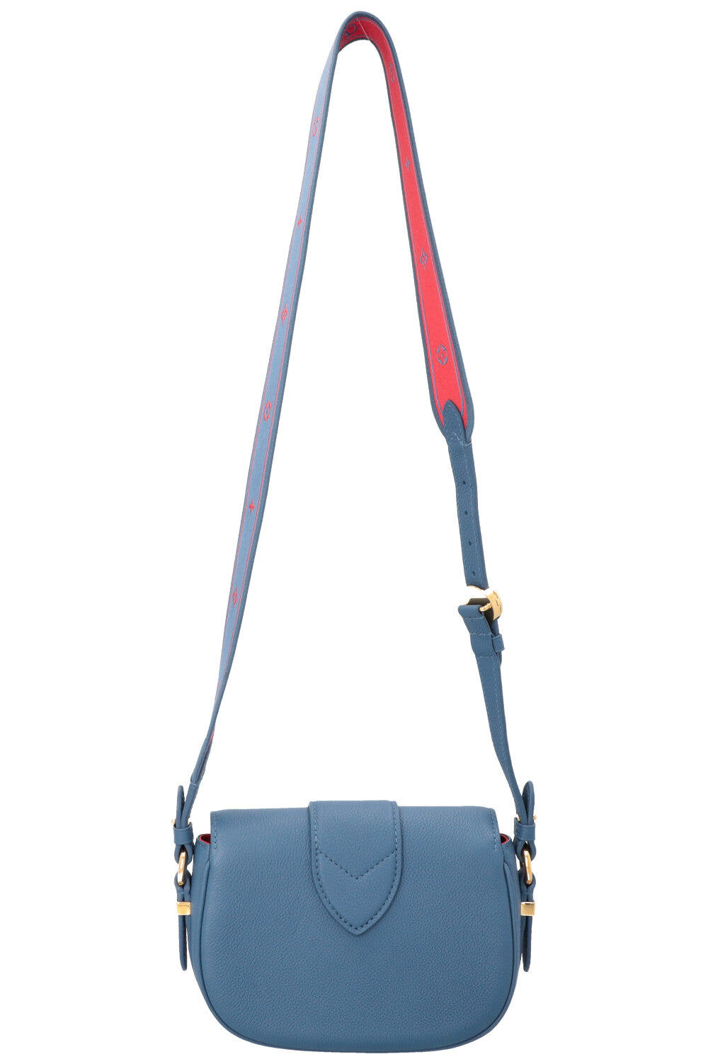 LOUIS VUITTON Pont 9 Soft Bag Leather Blue