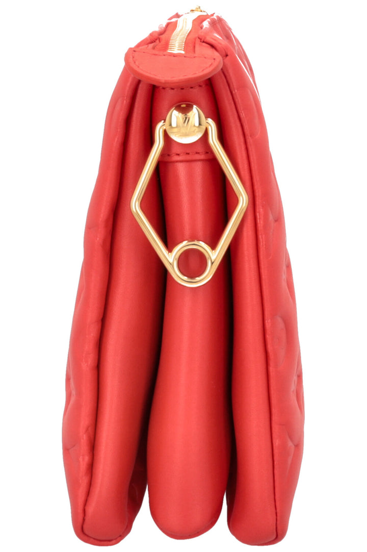 LOUIS VUITTON Coussin PM Crossbody Bag Leather Red