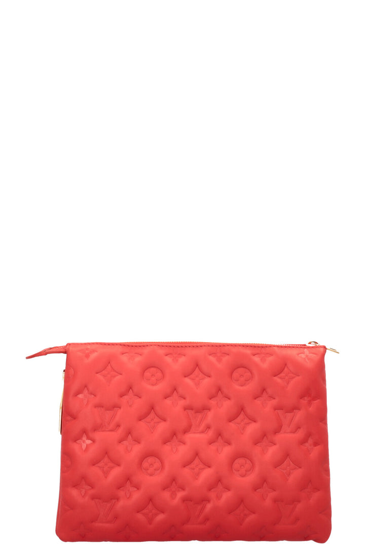 LOUIS VUITTON Coussin PM Crossbody Bag Leather Red