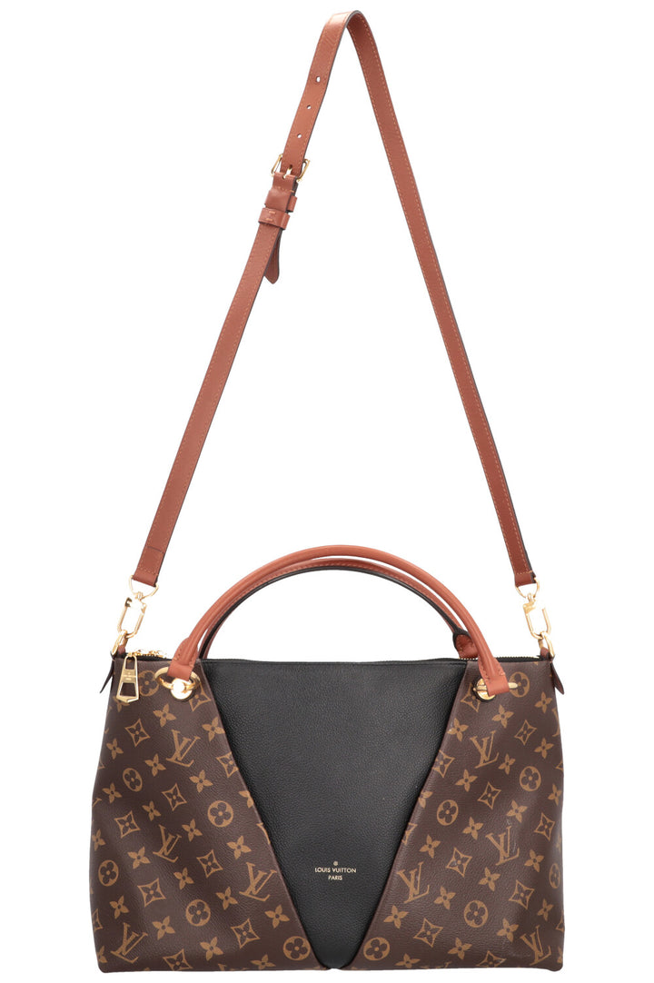 LOUIS VUITTON V Tote Bag MNG Canvas