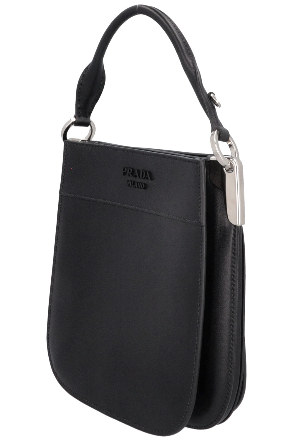 PRADA Mini Margit Bag Leather Black