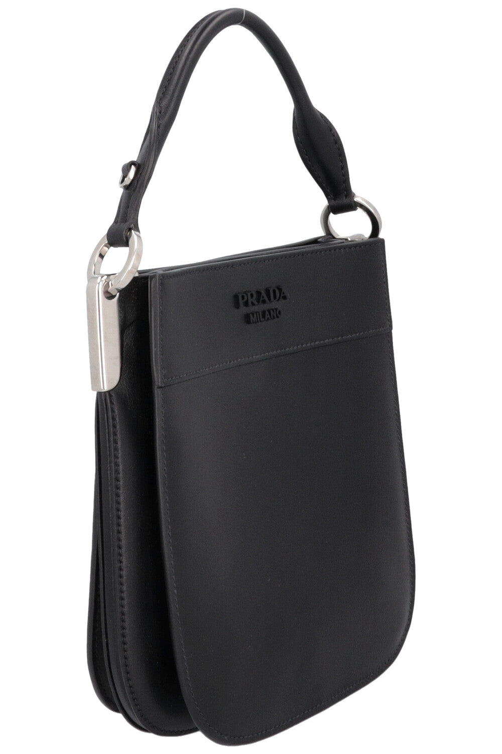 PRADA Mini Margit Bag Leather Black