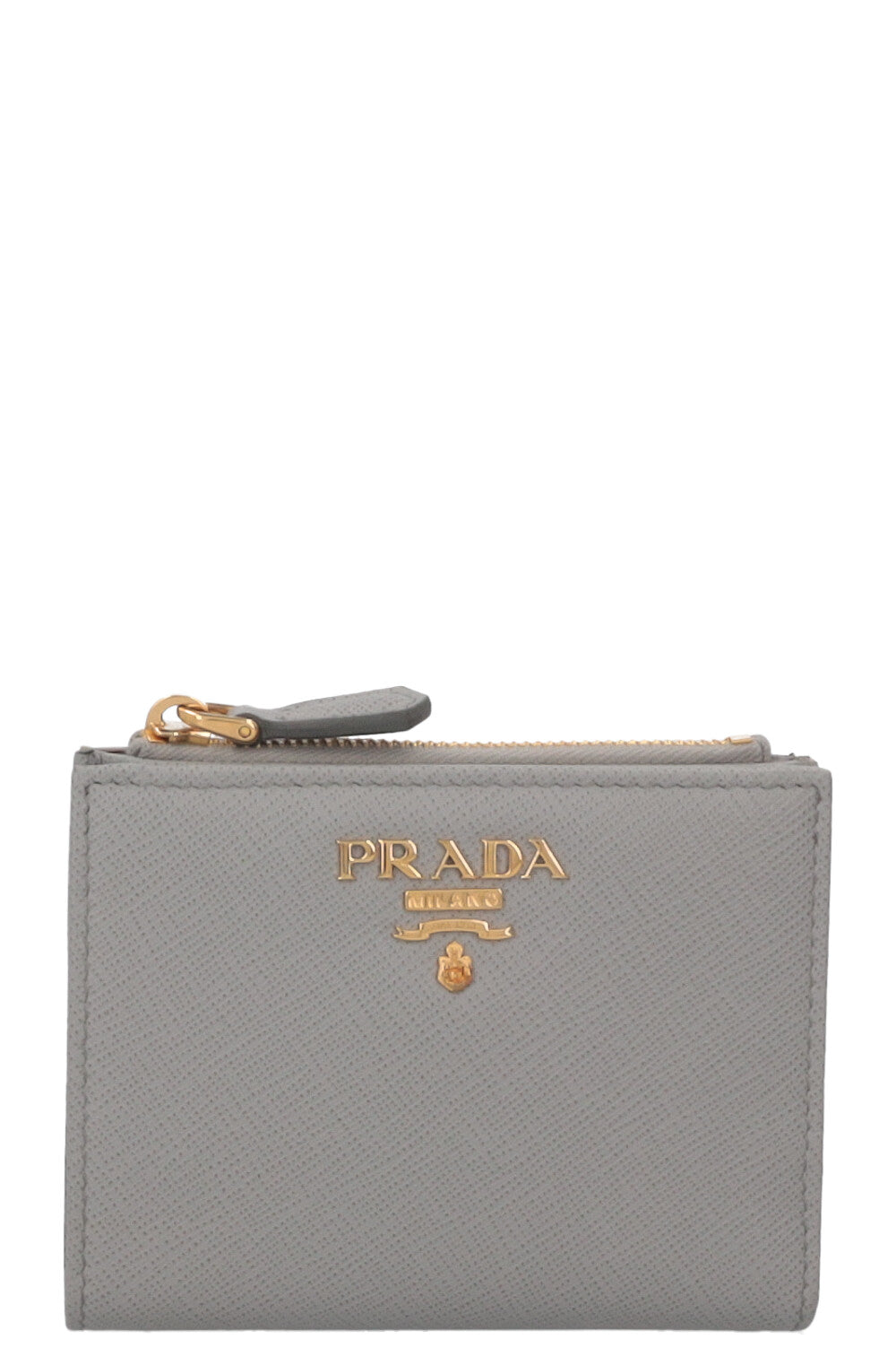PRADA Wallet Saffiano Grey